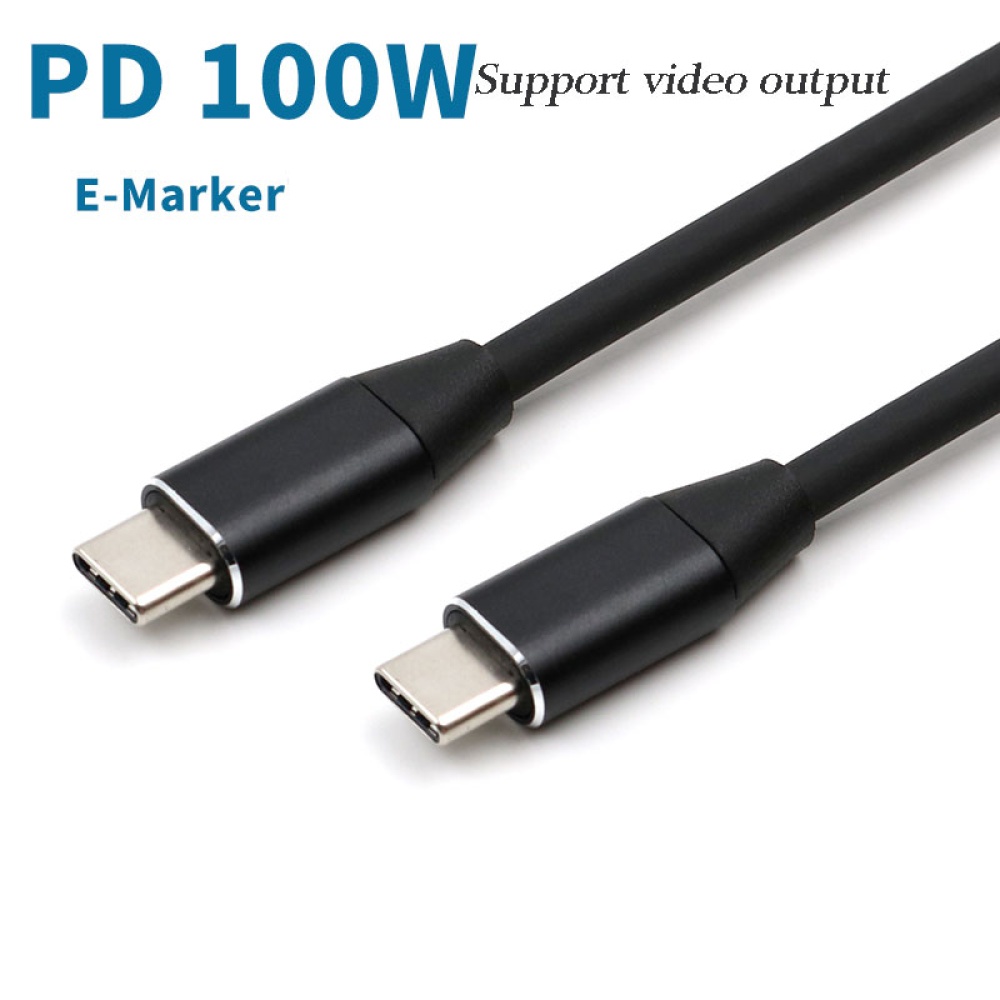 Type-c Data Cable 3.1ctoc Dual Head 5a100w16 Core 10gen2 Full Function 4k Video 2 meters