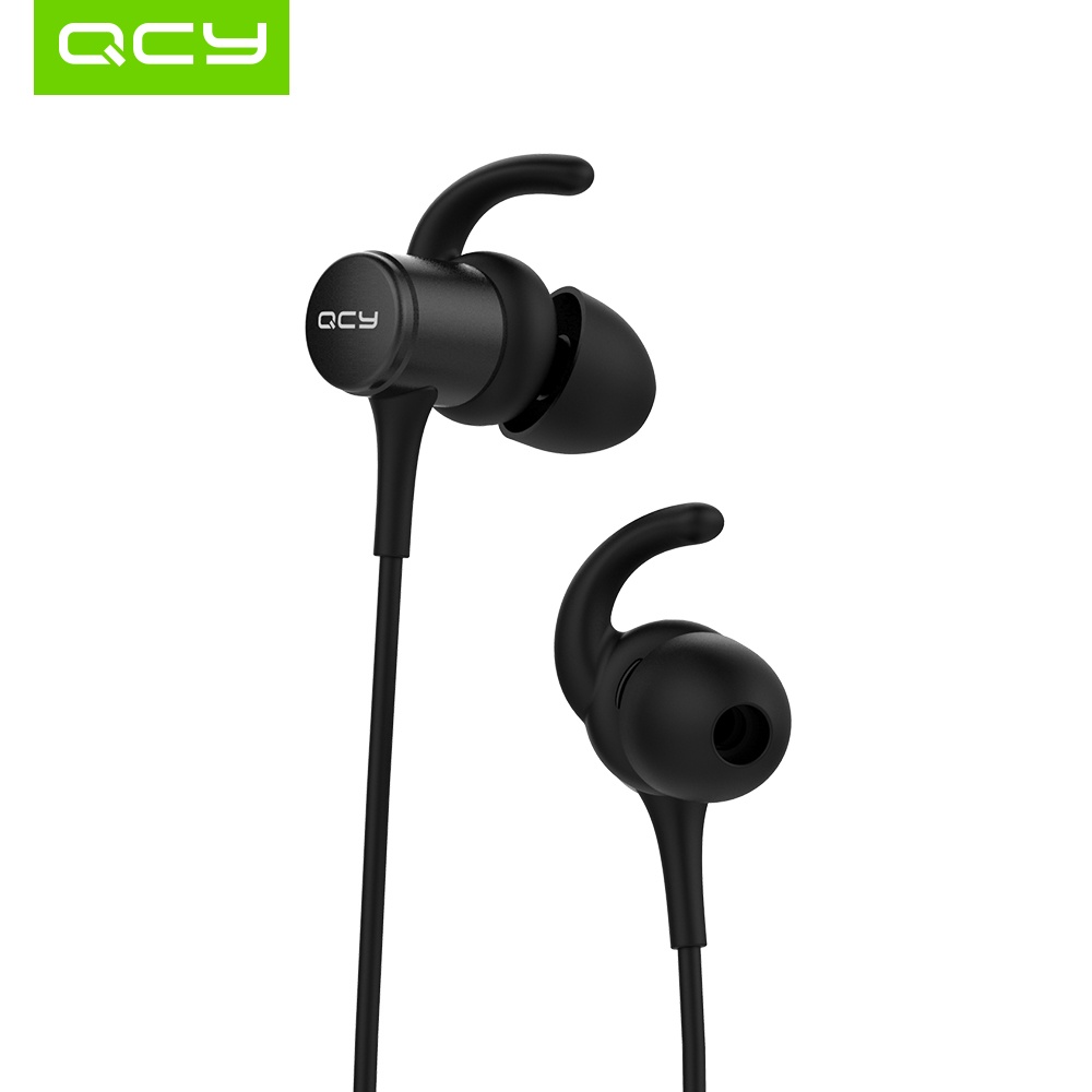 QCY M1S Headset IPX5 Sweatproof Earphones Bluetooth 4.2 Wireless Sports Smart Magnetic Headphone with Microphone black - Image 2