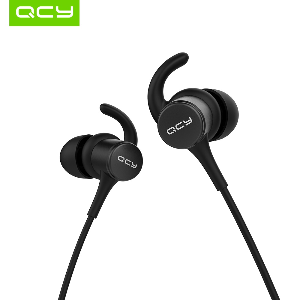 QCY M1S Headset IPX5 Sweatproof Earphones Bluetooth 4.2 Wireless Sports Smart Magnetic Headphone with Microphone black - Image 4