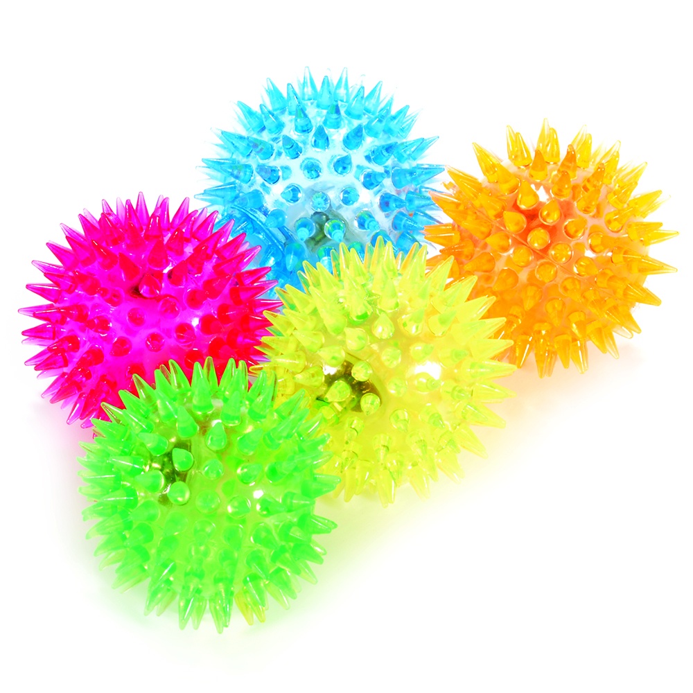 Elastic Spike Ball with LED flash light up for fun/Games Fastening Strap - Image 2