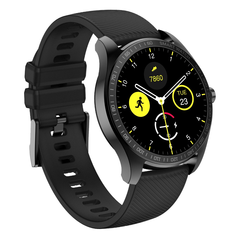 KW11 Smart Watch Full Touch Screen Dynamic Heart Rate Monitor Bluetooth IP68 Ultra-thin Smartwatch black - Image 3