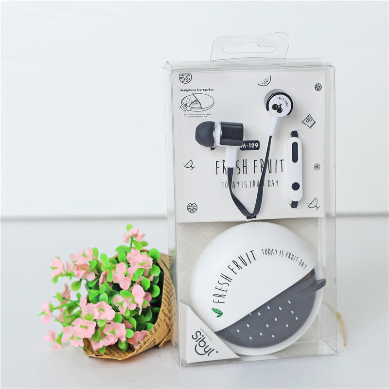 Portable Earphones couleur fruit mignon - Image 3