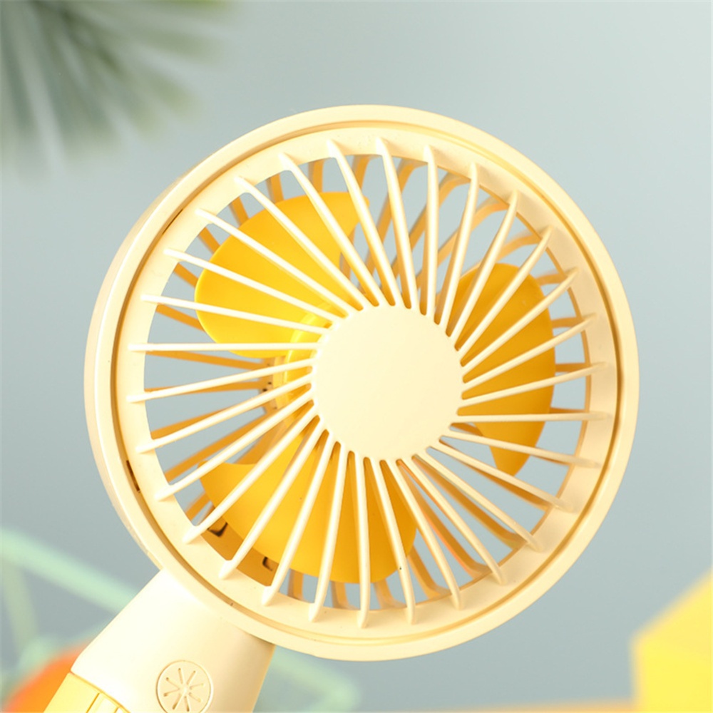 Portable Mini Fan Handheld Usb Rechargeable Cooling Air Cooler Household Electrical Appliances green - Image 2