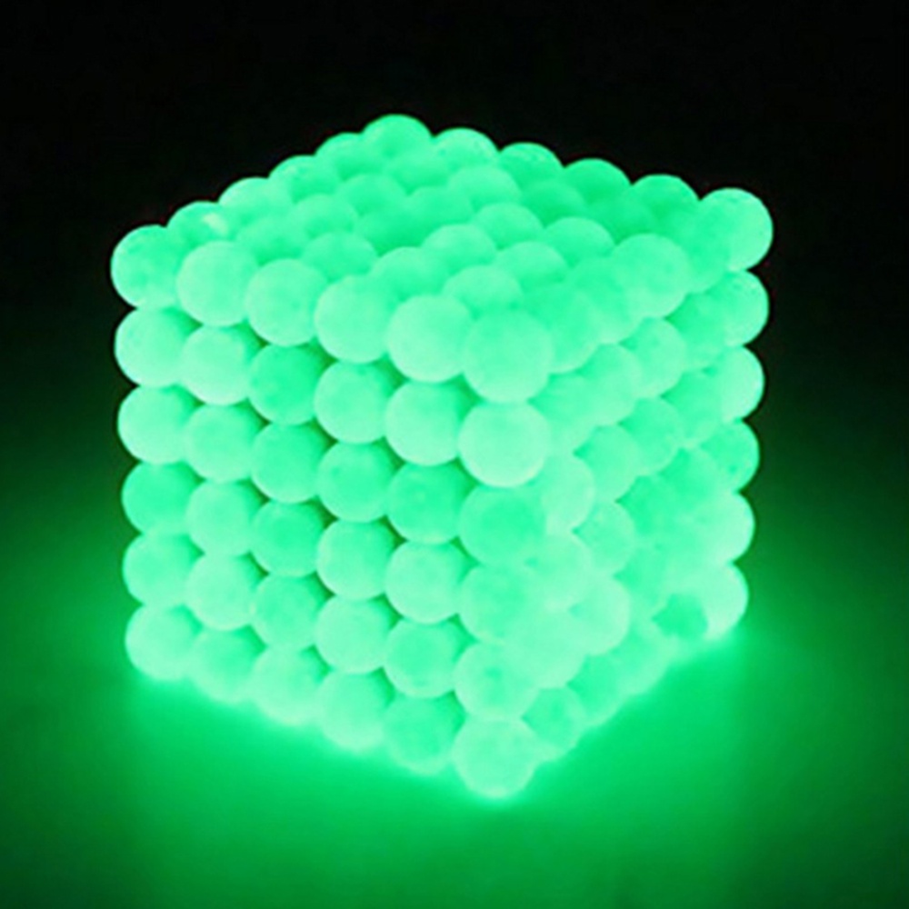 216Pcs 5mm DIY Magic Magnet Magnetic Blocks Balls Sphere Cube Beads Puzzle Building Toys Stress Reliever Light blue - Image 2