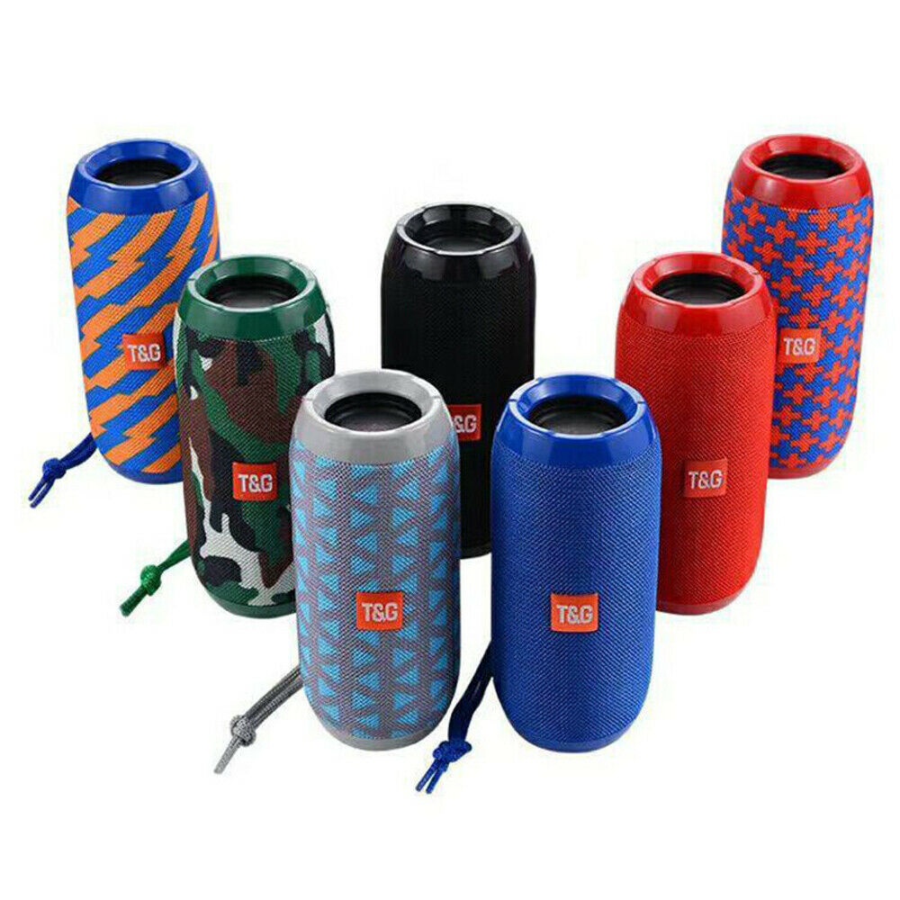 Loud Bluetooth Speaker Wireless Waterproof Outdoor Stereo Bass USB/TF/FM Radio blue - Image 2