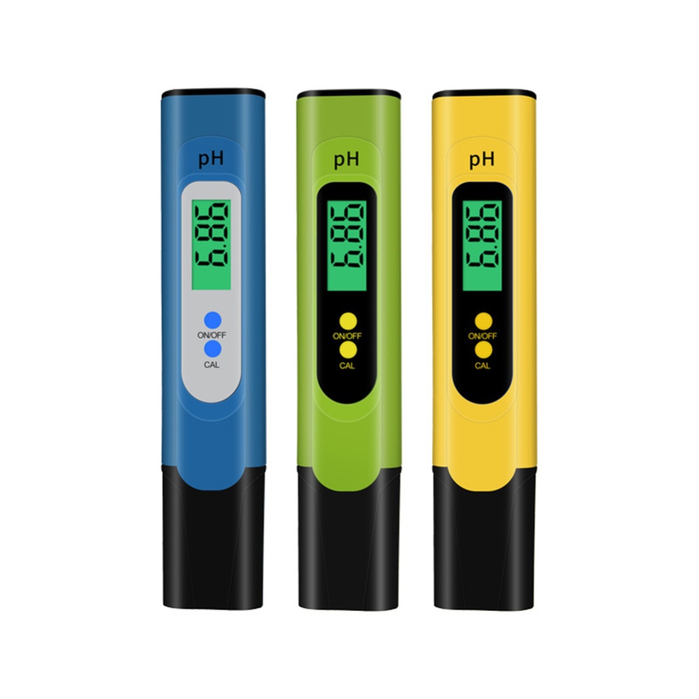 Backlit Ph Pen Tester High-precision Portable Meter Testing Instrument For Aquarium Fish Tanks blue