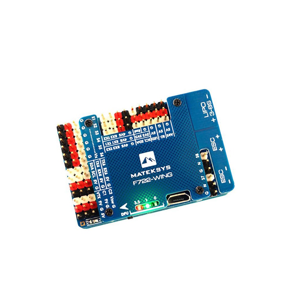 Matek Systems F722-WING STM32F722RET6 Flight Controller Built-in OSD for RC Airplane Fixed Wing KSX3268 - Image 2