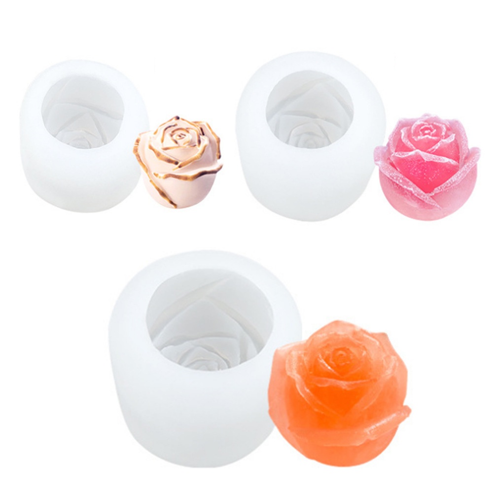 Silicone Rose Ice Ball Mold Maker For Household Kitchen Bar Acceesories 2.5 inch - Image 3