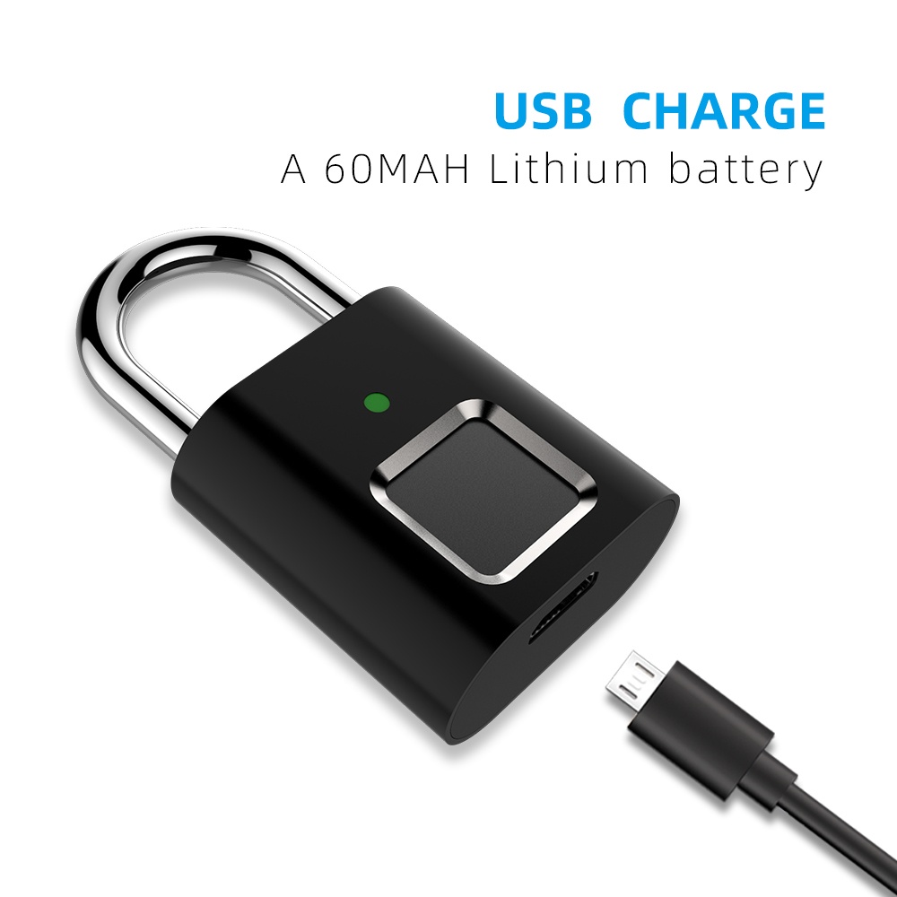 L34 Fingerprint Lock Smart Padlock
