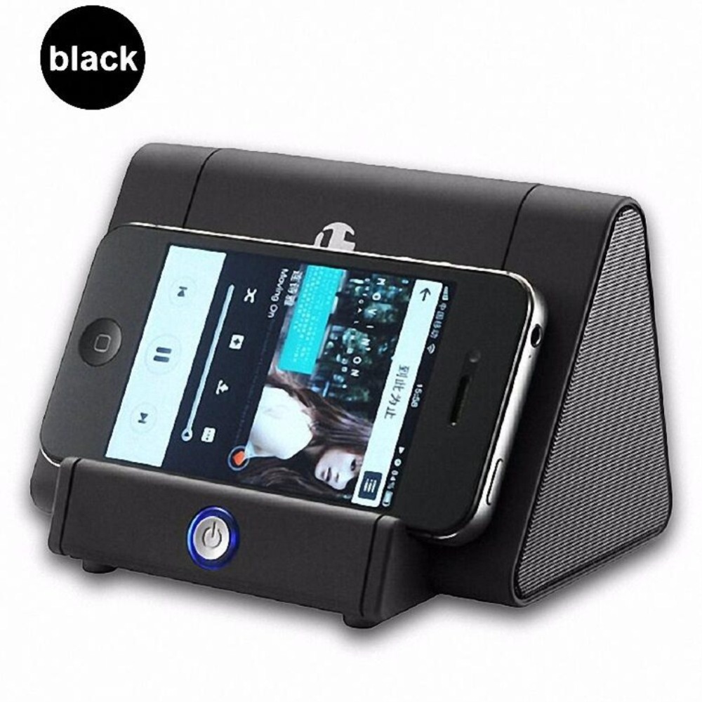 Mini Antomatic Induction Small Speaker Loud black
