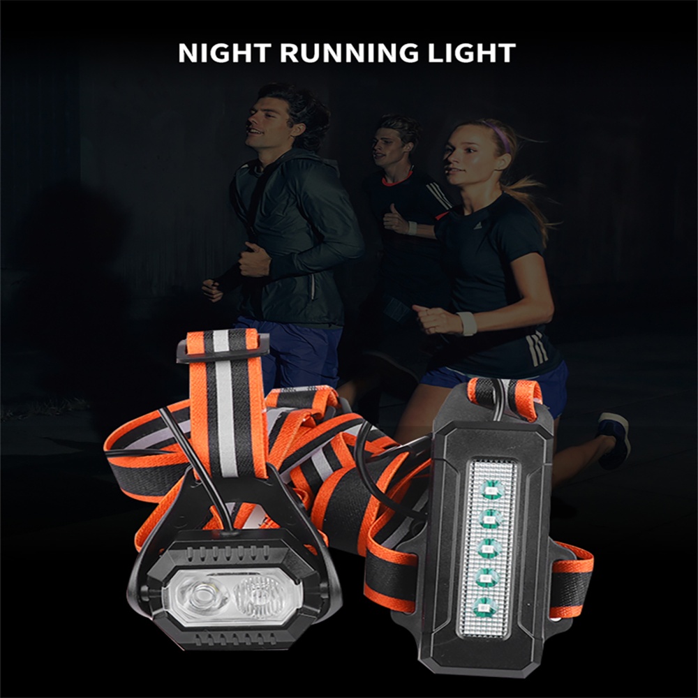 Usb Rechargeable Chest Light Wearable Waterproof 2t6 Led - Image 3