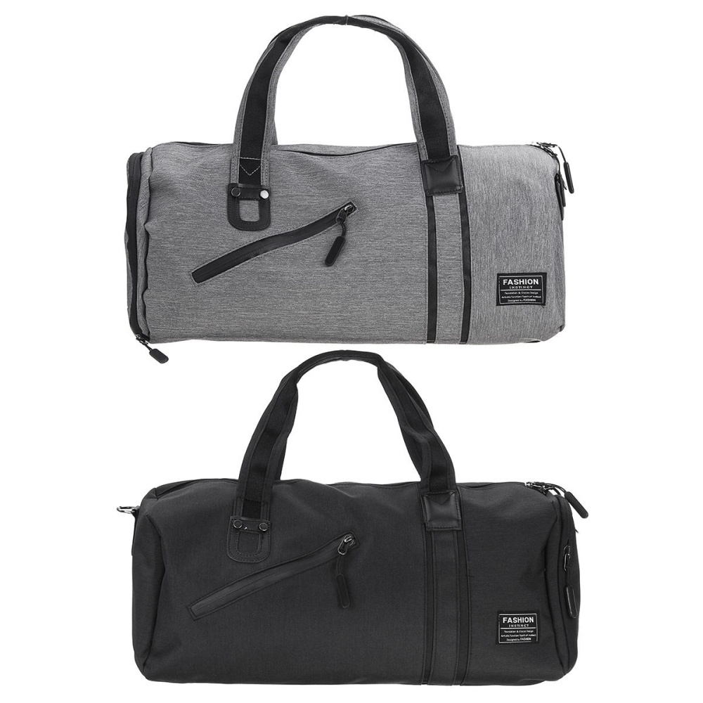 KALOAD Dry Wet Separation Trainning Bag Outdoor Sports Yoga Fitness Handbag - Black