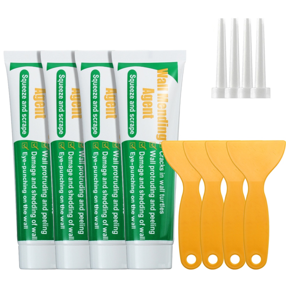Environmental Freiendly Waterproof Wall Mending Agent Easy to Use Safety Wall Repair Cream - Only 4 pieces of wall plaster