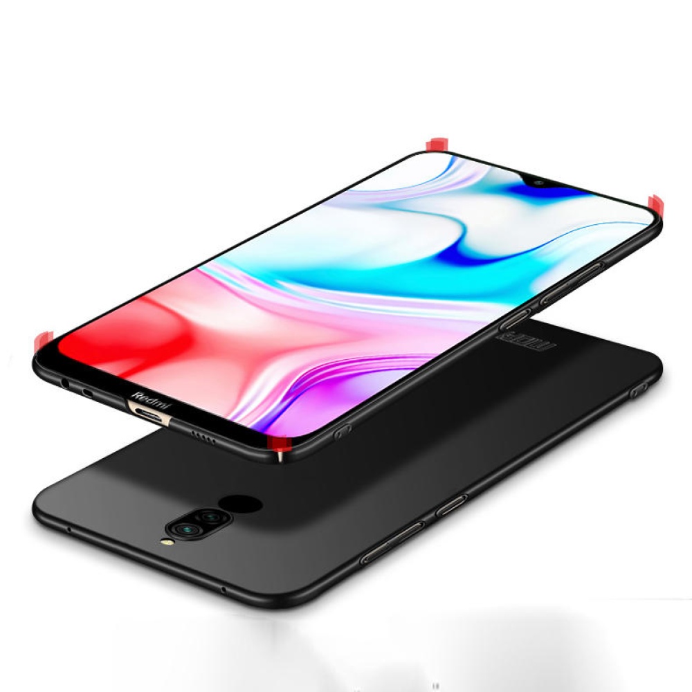 For Xiaomi Redmi 8 Case Mofi Frosted Ultra-Thin Anti-fingerprint Hard PC Protective Case Non-original - Black - Image 2