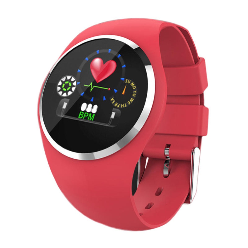 XANES W6 1.04" IPS Screen 3D Dynamic IP68 Waterproof Smart Watch Heart Rate Blood Pressure Monitor Smart Bracelet - Red - Image 2