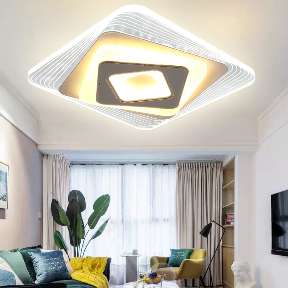 220V LED Ceiling Light Bedroom Bathroom Modern Simplicity Parlor Entrance Corridor Balcony Lamp - 220V Round - Image 2