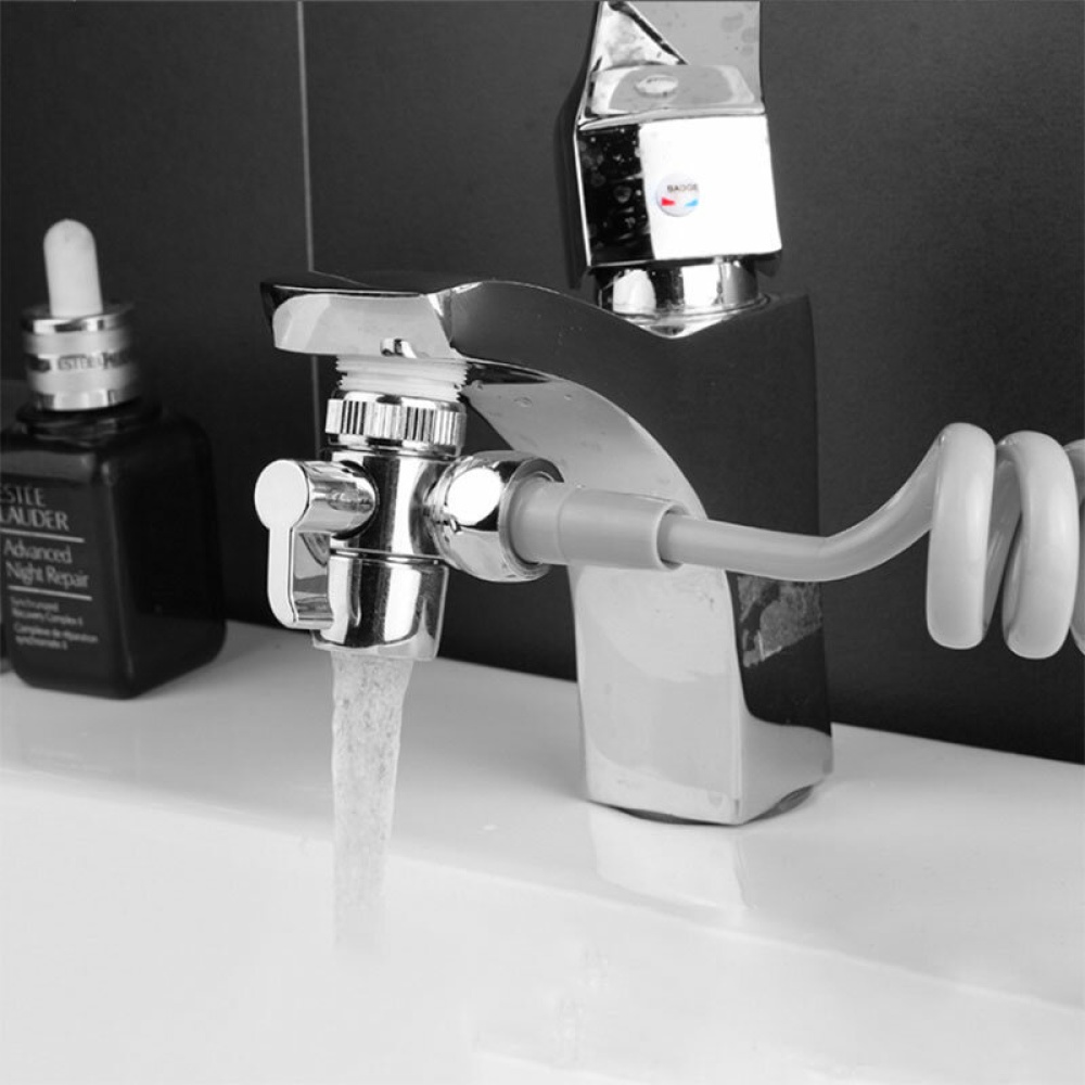 Bathroom Kitchen Hose Bath Tub Shower Hand Held Spray Mixer Spout Faucet Tap Set - TypeA - Image 2