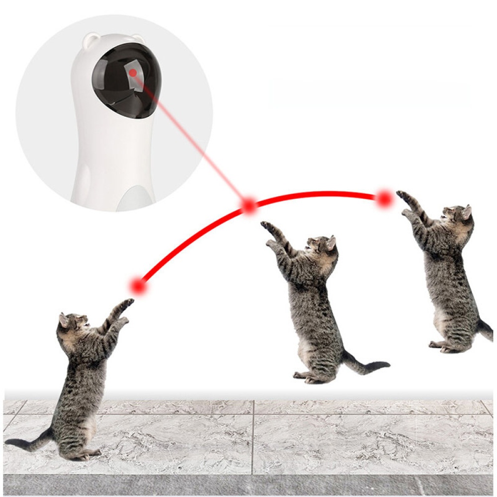 Automatic Multi-angle Adjustable Cat Interactive LED Laser Toy USB Charge With Mute Motor Funny Toy Cat Sports Training Entertainment Toy - Image 2