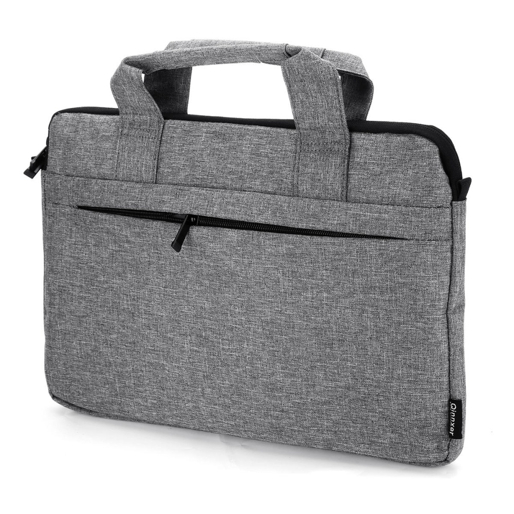 Water Resistant Shockproof Laptop Bag Handbag For Laptop MacBook Within 13/14/15.6 inch - 14 Inch Light Gray - Image 2