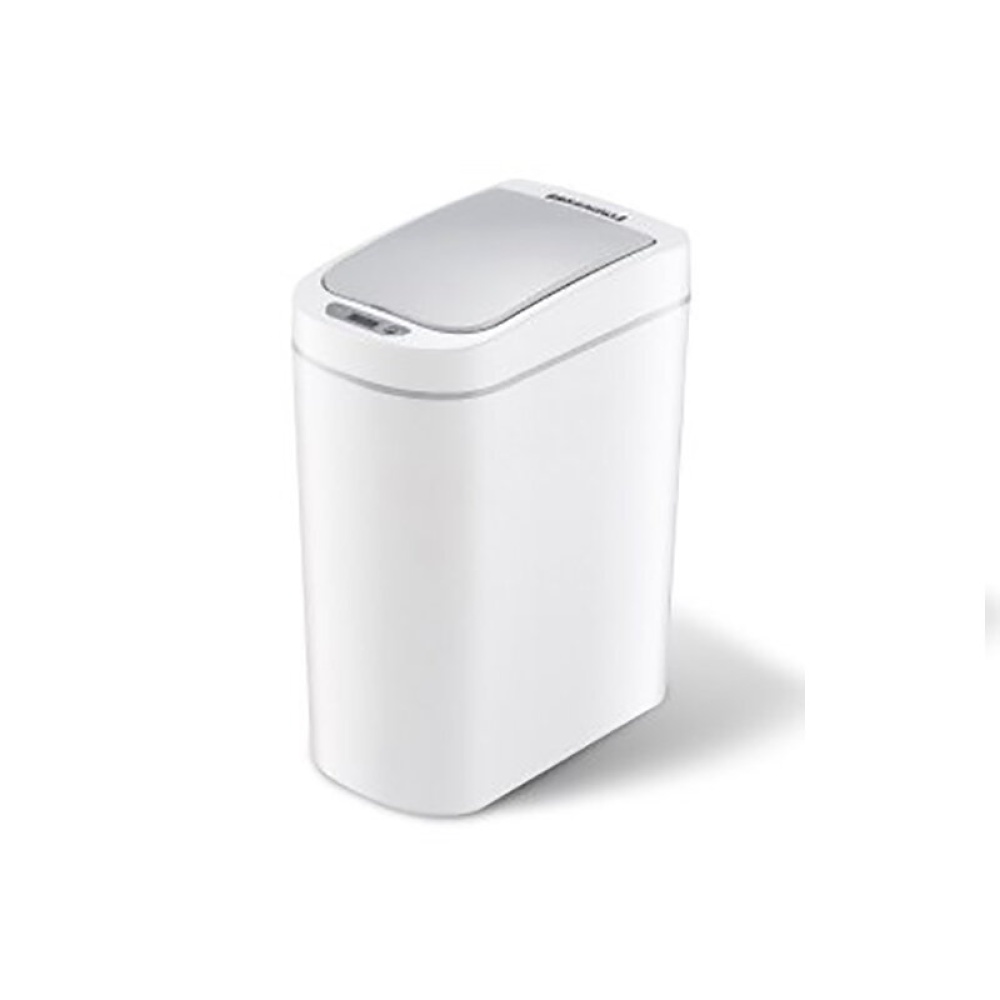 7L Automatic Sensor Switch Waterproof Trash Can Smart Home Waste Bins Collection Storage Box Auto Open Close Durable Material Trash Bin - White - Image 2