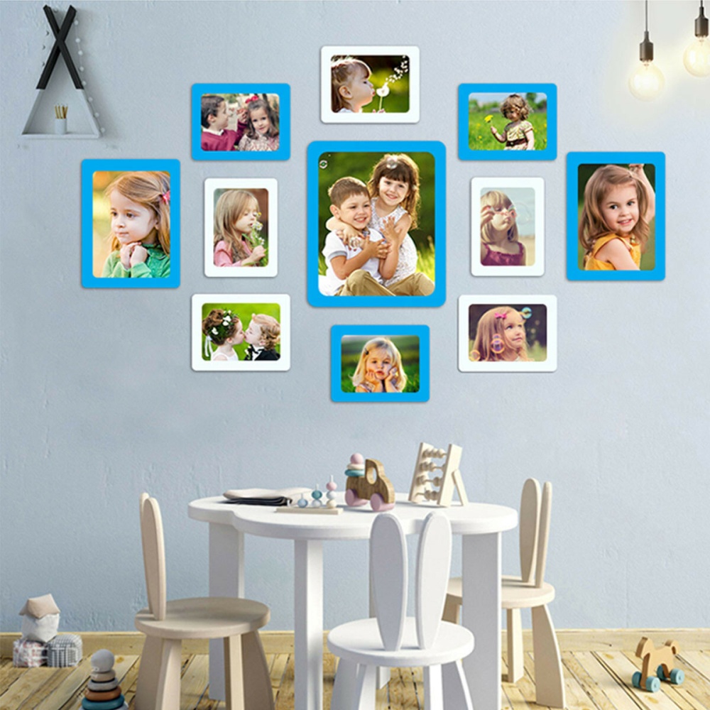 DIY Colorful Magnetic Photo Picture Frames Fridge Refrigerator Magnet Photo Frame For Wall Living Room Decoration - 5 Inch - Image 2