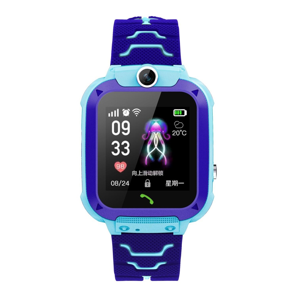 Q12 1.44' HD Voice GSM LBS Location One-key SOS Super Long Standby Alarm Weather Kids Watch Smart Watch - Pink - Image 2