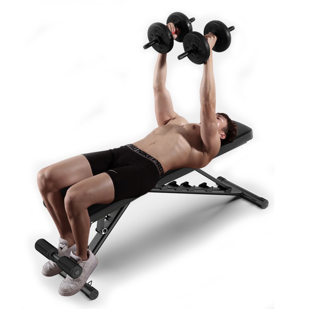 Adjustable Folding Sit Up Benches Abdominal Muscle Training Machine Home Gym Fitness Equipment - Image 2