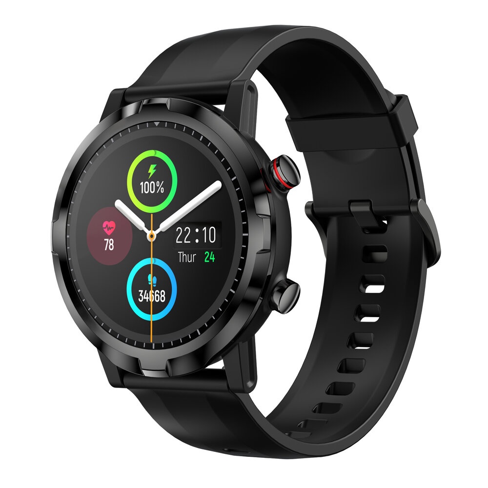 Haylou RT LS05S 1.28 inch HD Screen 24-hour Heart Rate Monitor Breathe Training Online Dial Replacement 12 Sport Modes 20 Days Standby BT 5.0 Smart W