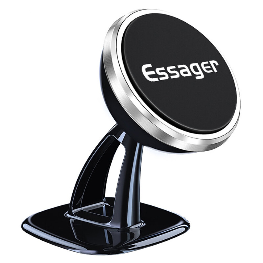 Essager Universal Mini Multifunctional 360 Rotation Magnetic Sticky Car Dashboard Phone Holder Stand for iPhone 12 XS 11 Pro POCO X3 NFC - Gold - Image 2