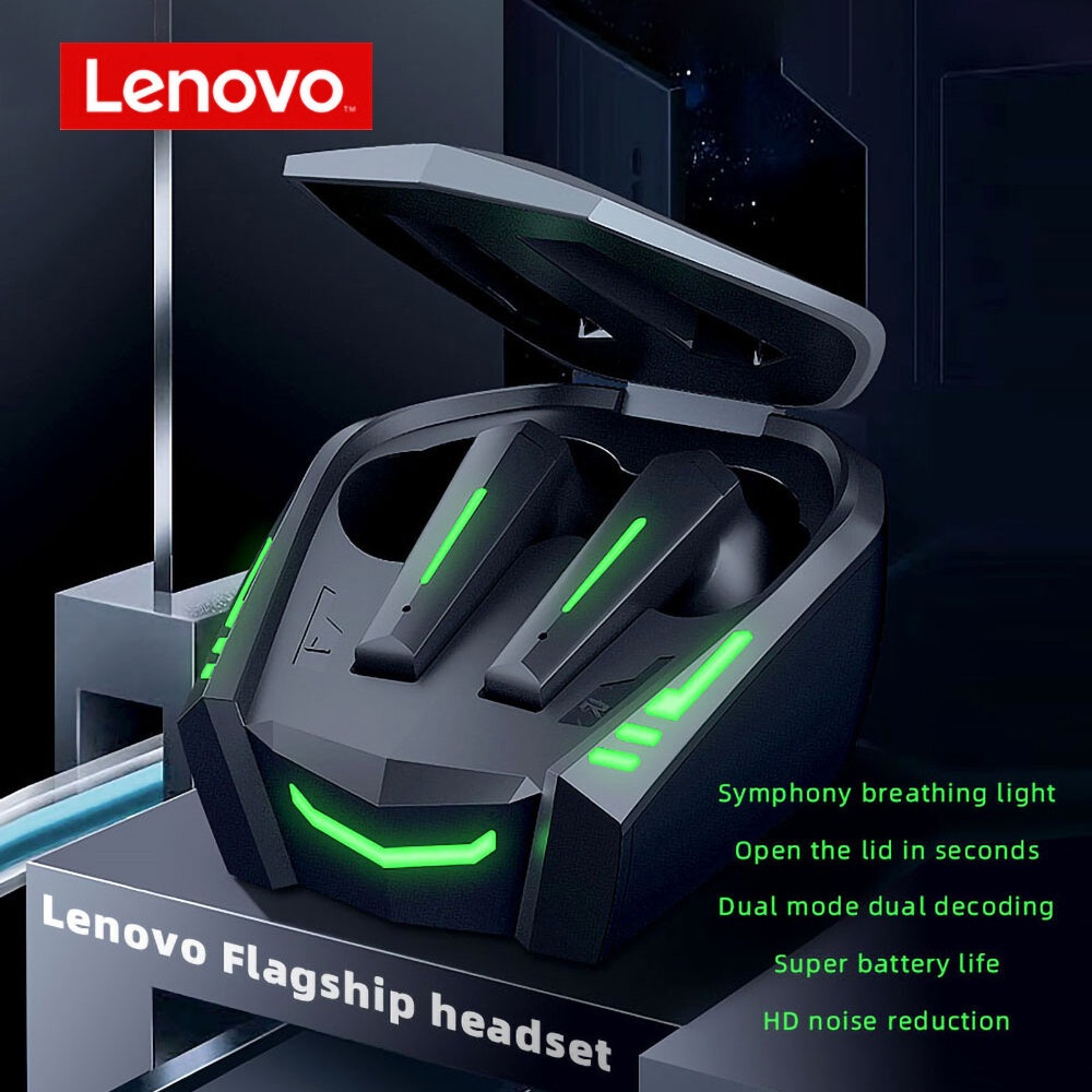 Lenovo XT80 TWS bluetooth 5.1 Headphones 50ms Game/Music Dual Mode Gaming Earphone Stereo Earbuds Bass Sound Waterproof Headset with Mic Breathing Li - Image 2