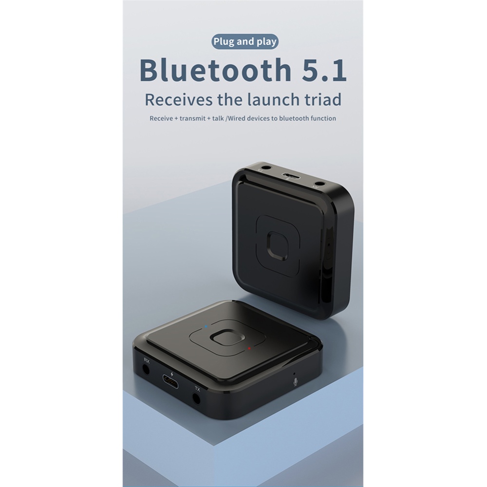 Bt-22 Receiver Transmitter 2-in-1 USB Audio Adapter Hands-free Bluetooth 5.1 - Image 3