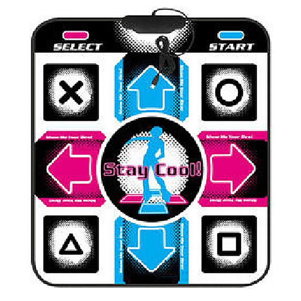 USB Gaming Dance Mat Silicone Non-Slip Dancing Pad Work with PC As shown