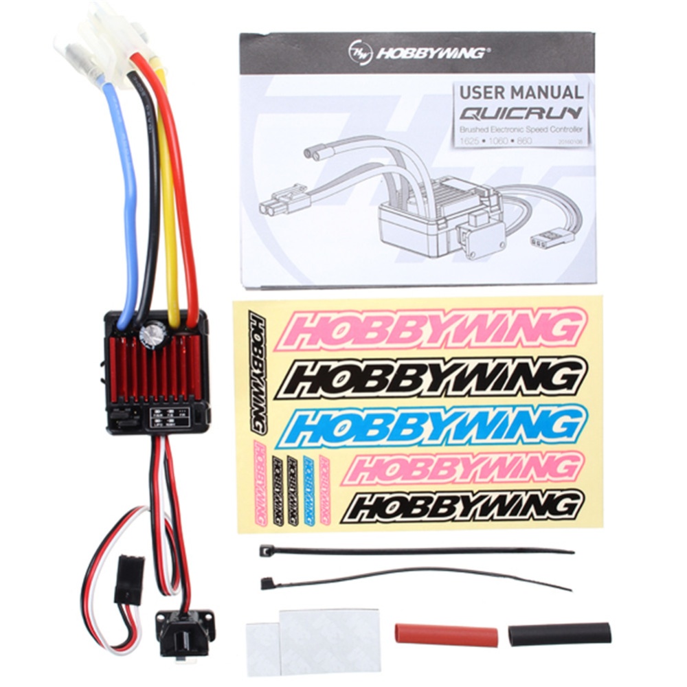 QuicRun 1060 Brushed ESC 60A/360A 2A/5V 11.1V RC Car Part as shown - Image 2