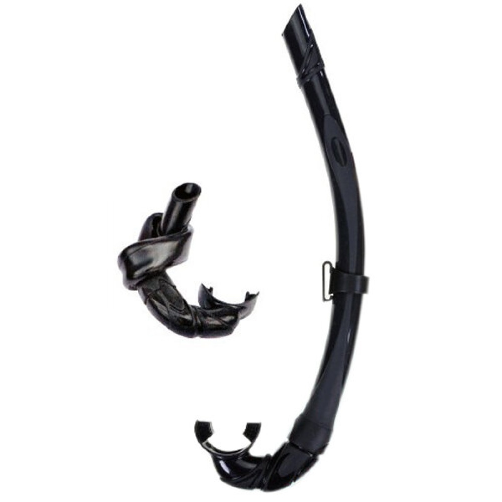 Silica Gel Swimming Diving Tube Snorkel Breathing Tube - White