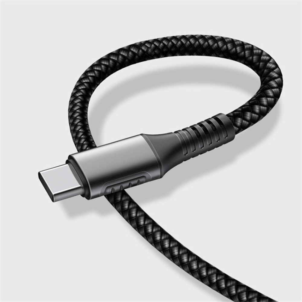 WiWU F20 45W USB-C to USB-C Data Cable 3A PD Fast Charging Cord For OnePlus 8Pro 8T Huawei P40 Mate40 Pro - Image 2