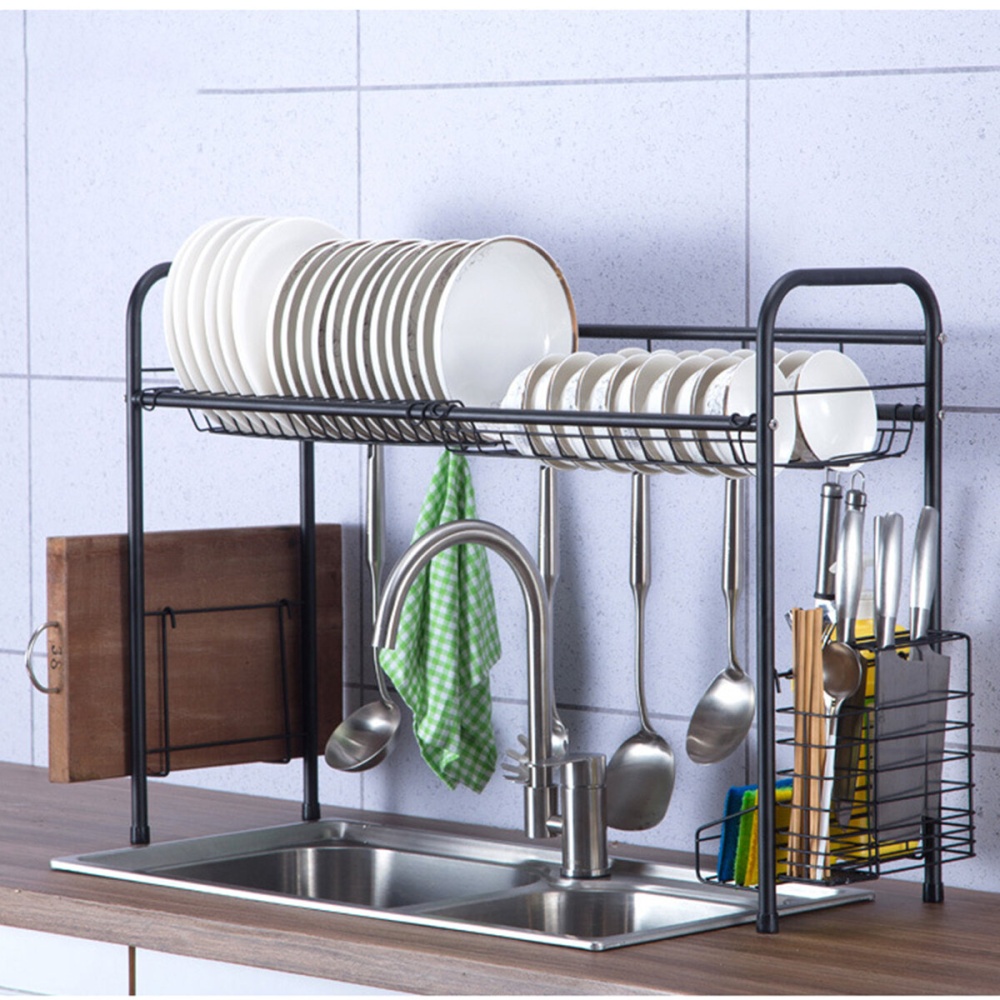 60/70/80/90cm 304 Stainless Steel Single Layer Rack Shelf Storage for Kitchen Dishes Arrangement - 80cm - Image 2