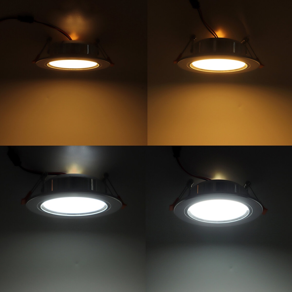 5W 7W LED Panel Recessed Spotlight With PIR Motion Sensor Ceiling Light - 7W Cool White - Image 2