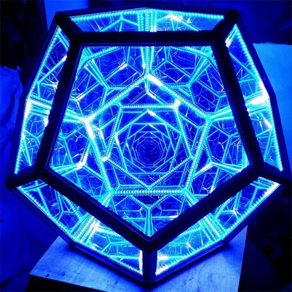 LED Night Light Infinite Dodecahedron Color Art Light Decor Novelty  Gift Cool Technology Decoration Home Decor - Image 2