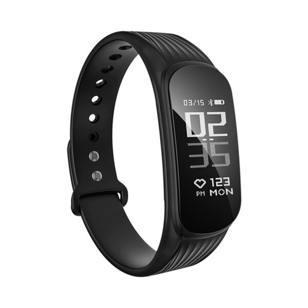 WP112 Heart Rate Sleep Monitor Fitness Tracker bluetooth Smart Wristband For IOS Android - Red - Image 2