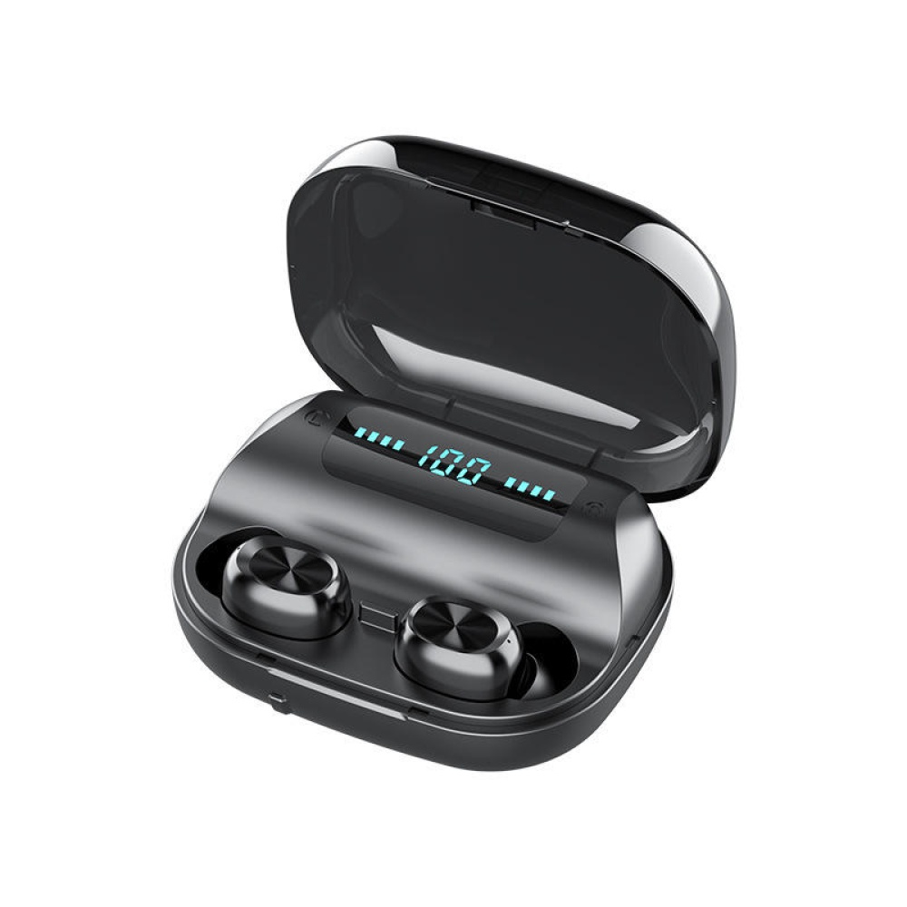 Mini TWS Wireless Earbuds bluetooth 5.0 Earphone LED Display HiFi Stereo Smart Touch Headphone with 1200mAh Power Bank - Image 2