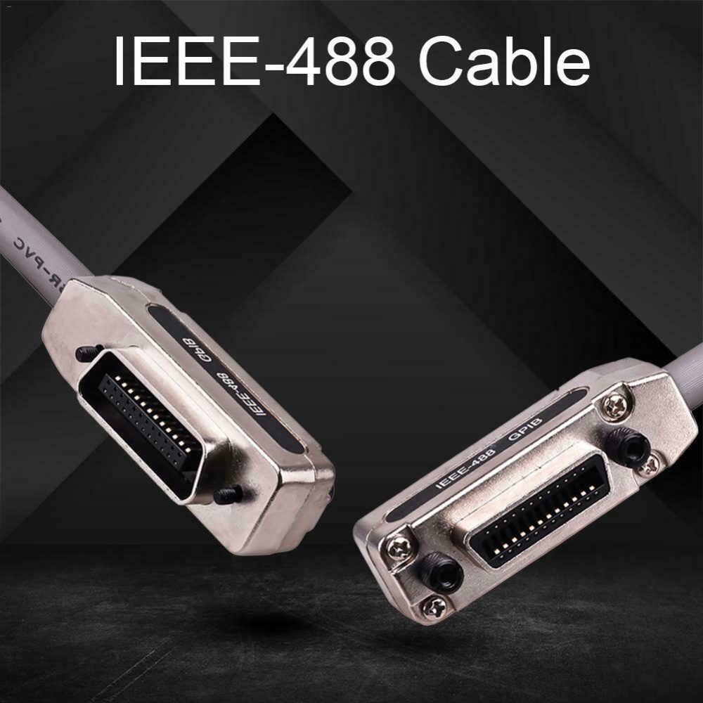 IEEE-488 Cable GPIB Metal Connector Adapter Plug and Play 5m