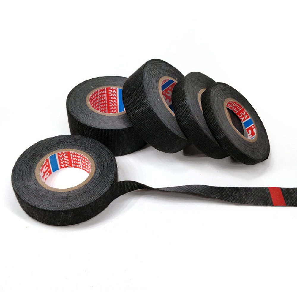 Flannel Tape High Temperature Waterproof Black For Vehicle Internal Winding Harnesses 32MM*15m
