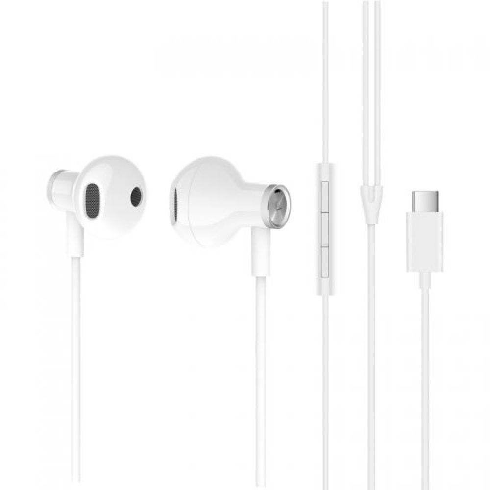 Original Xiaomi Type-C Earphone Dynamic Driver Ceramics Driver Wired Headphone with Mic - Black - Image 2