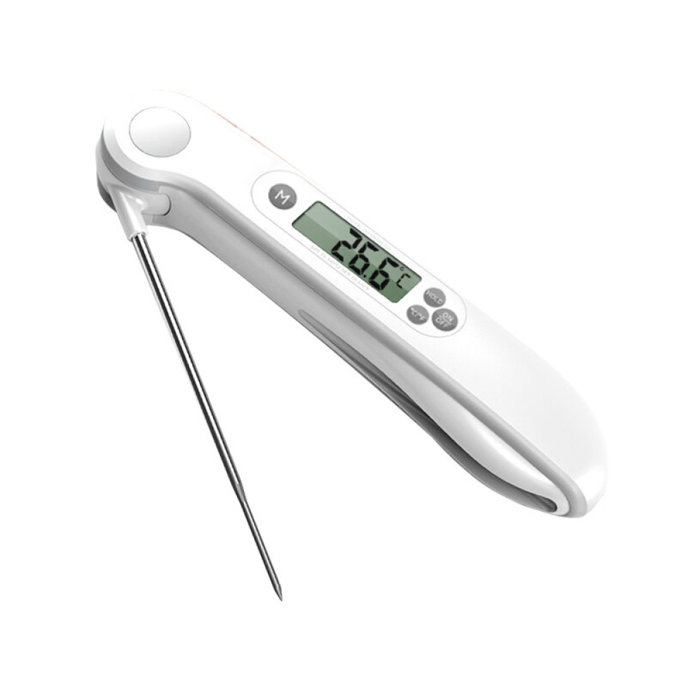 Minleaf ML-CT2 Kitchen Food Thermometer ±1°C Baby Milk Thermometer Backlight Display BBQ Thermometer - Blue