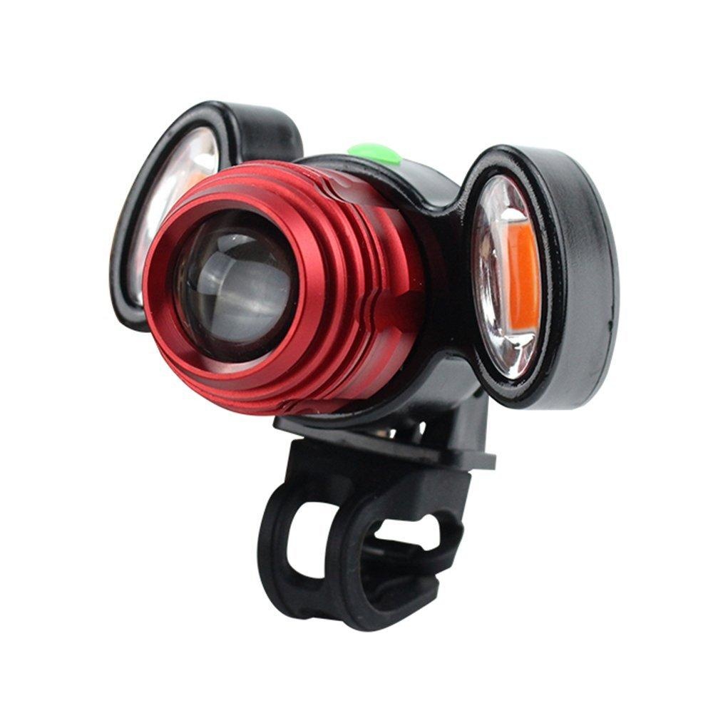 XANES 800LM T6 Bicycle Warning Light Zoomable IPX6 Waterproof Bike Front Light 4 Modes USB Charging - Black - Image 2