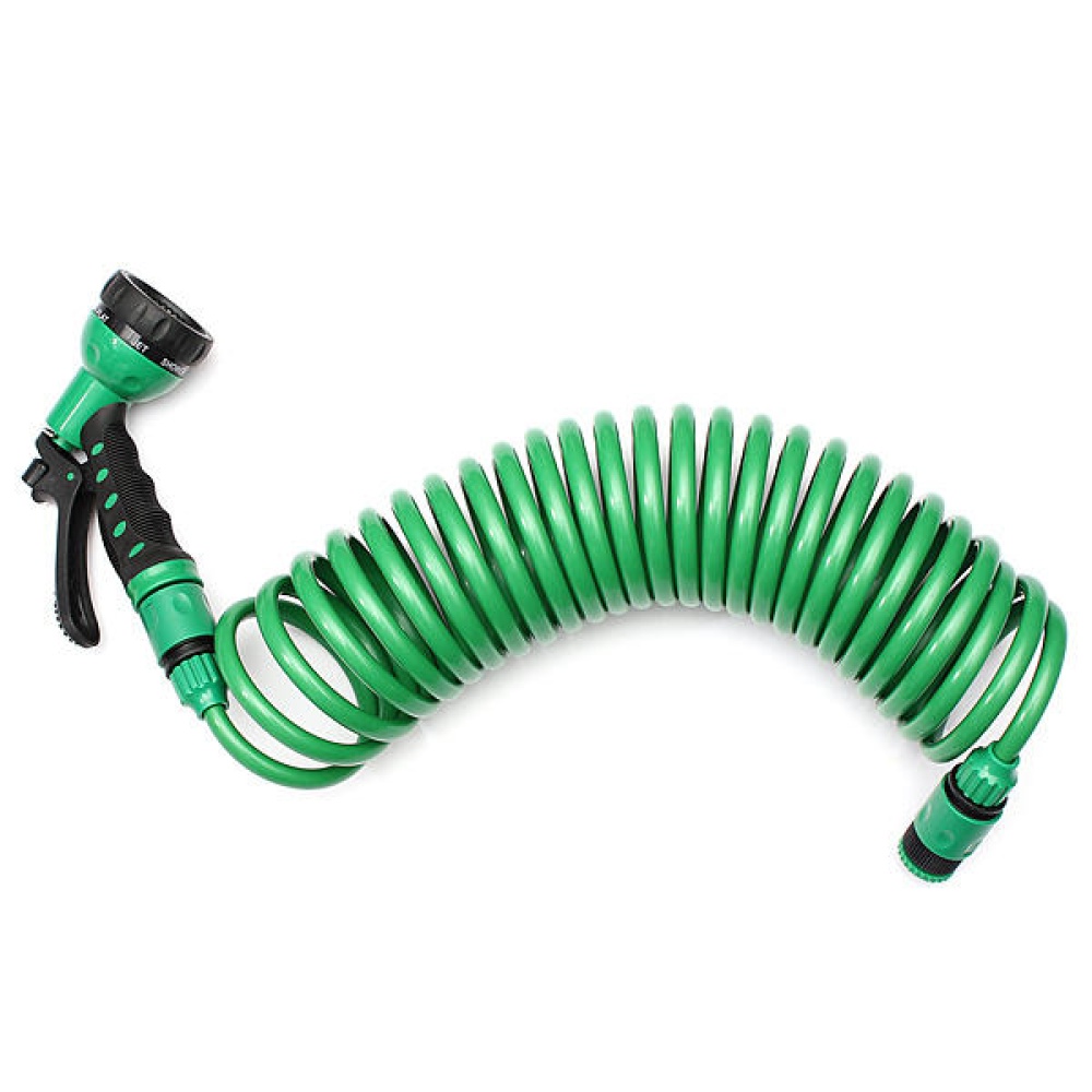 25FT Flexible Portable Expandable Garden Water Hose With Nozzle - Image 2