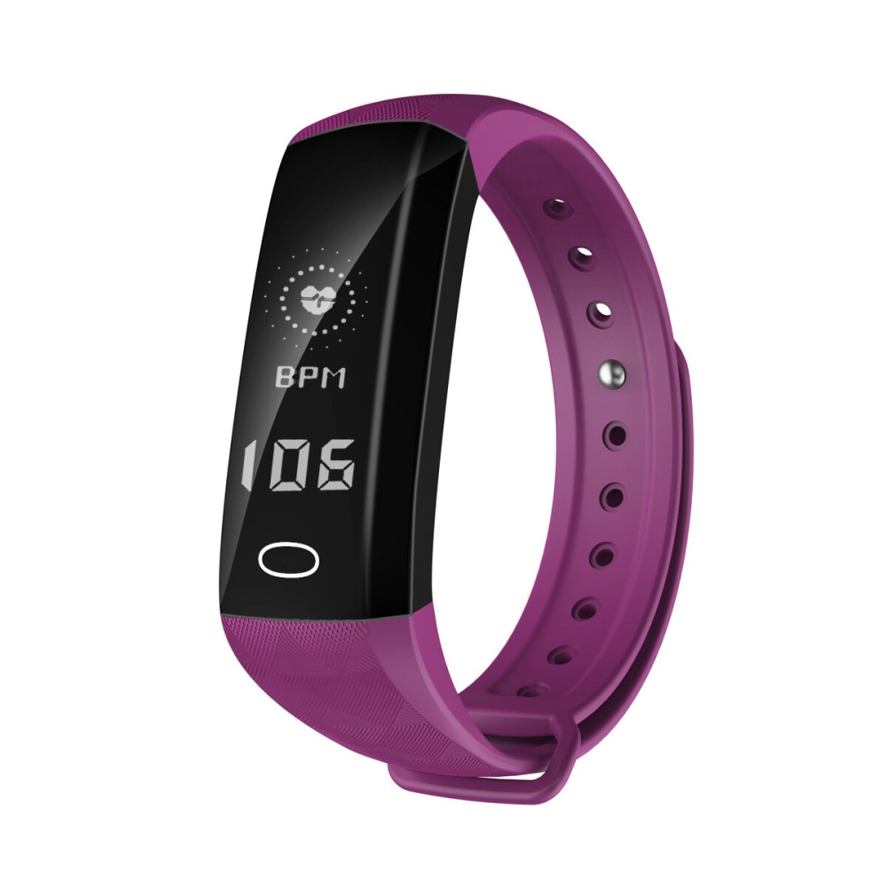 KALOAD M2H Sports Heart Rate Monitor Blood Pressure IP67 Waterproof Smart Bracelet - Purple - Image 2