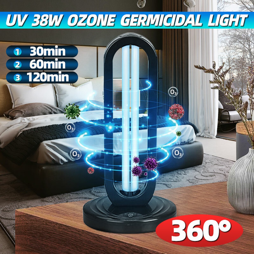 UV 38W Ozone Germicidal UV Ultraviolet Light Sterilization UV Lamp Disinfection - Image 2