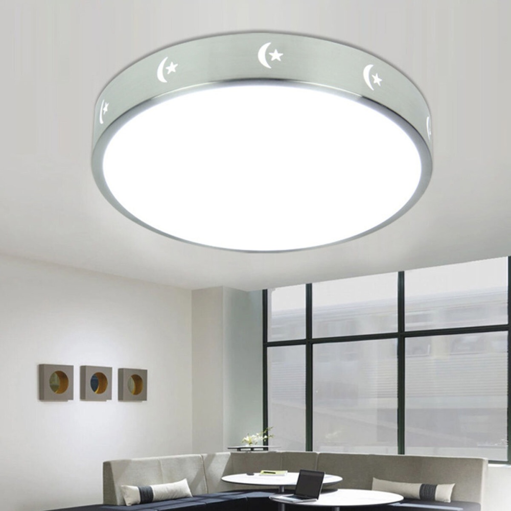 LED Panel Light 220V 24W Protect Eyes Save Energy for Home - Star and moon - Image 2