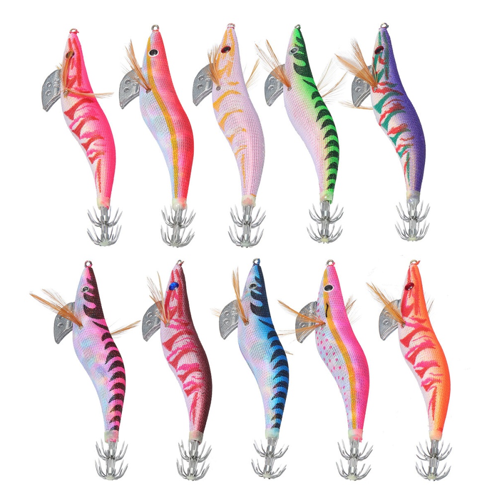 ZANLURE 10 Pcs 13.5cm Fishing Lures Squid Hard Bait Sea Freshwater Fishing Bait Fishing Tackle Outdoor Sport - Image 2